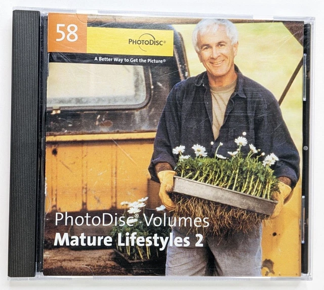 PhotoDisc Volumes 58, Mature Lifestyles 2, CD Royalty-Free 336 Stock Photo