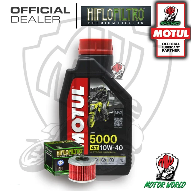 KIT TAGLIANDO 1 LT OLIO MOTUL 5000 10W40 FILTRO Honda CRF 450 R 2002 2003 2004