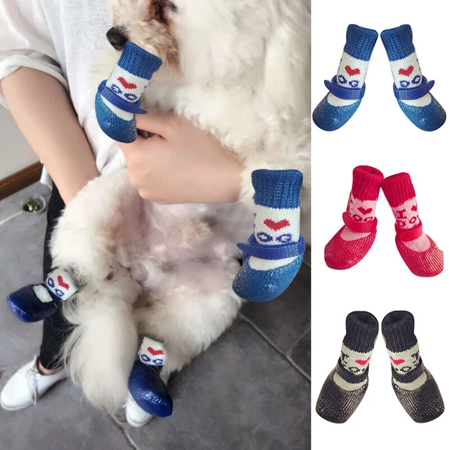 Scarpe Per Cani Pet Paw Cover Traspirante Casual Puppy Anti-Slip Sneakers -