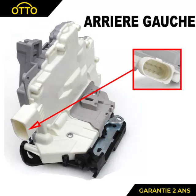 Moteur de centralisation serrure porte arriere gauche Ibiza Q7 Passat 3C4839015A