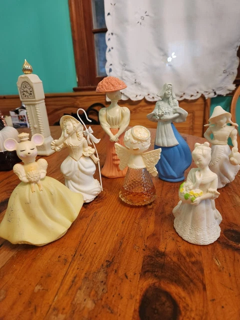 Vintage Avon Bottles, Ladies (Bo Peep, Dutch Girl, Cotillion, Wedding Mouse, Etc