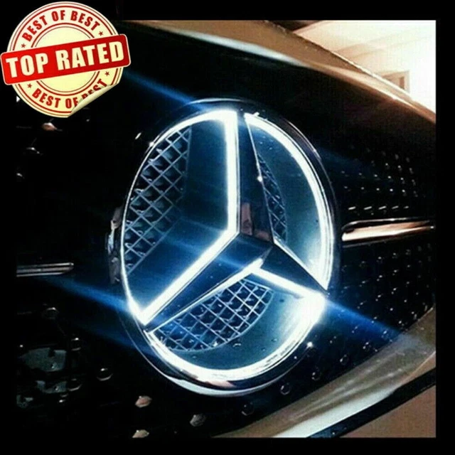 CAR FRONT GRILLE LED Emblem Light for Mercedes Benz Illuminated Logo