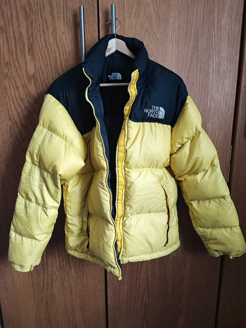 Giacca The North Face Nuptse 700 Giallo Medio Usata