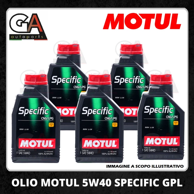 Aceite 5w40 Diesel 4 L MOTUL Olio Motore 5W40 Specific CNG/LPG Motori A Metano E GPL Acea A3/B4/C3 EUR 45,00 - IT Soldador Gas - Foto 2