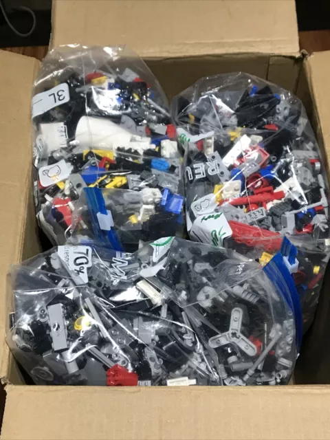Lego Technic Bulk Set X6 Beutel zu 1 kg: 6 kg zufällig ausgewählte Bulk Bags