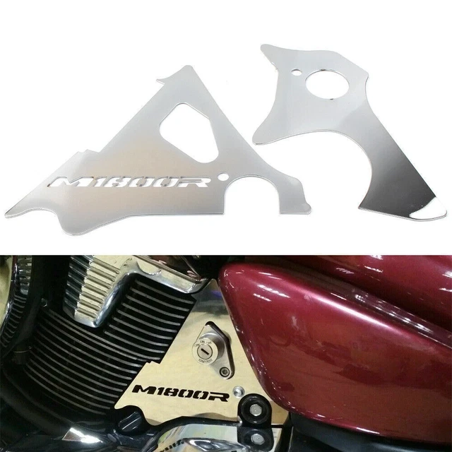 Engine Side Covers Frame Keyhole For Suzuki BOULEVARD M109R/INTRUDER M1800R