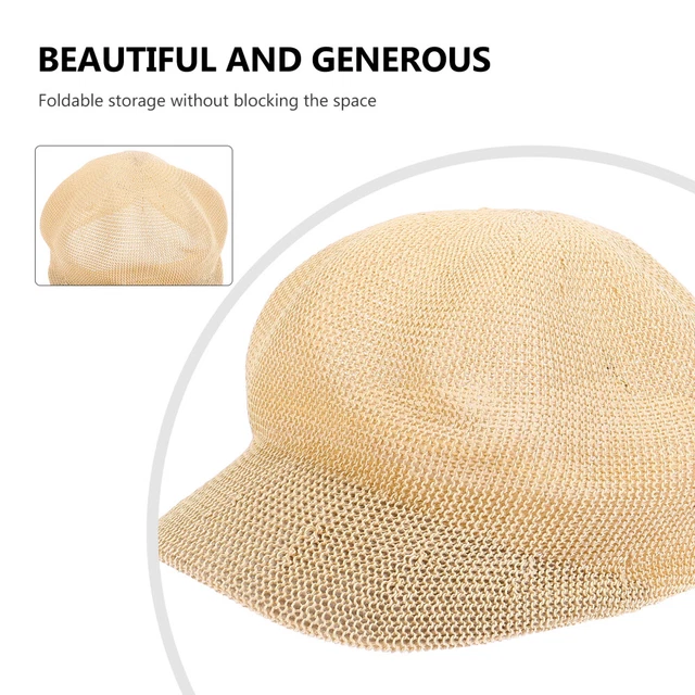 HT2520 Bérets Printemps été Femmes Chapeau Vintage Octogonal Béret Casquette Hommes Femmes Béret Respirant Lin Casquette Plate Artiste Peintre Chapeau