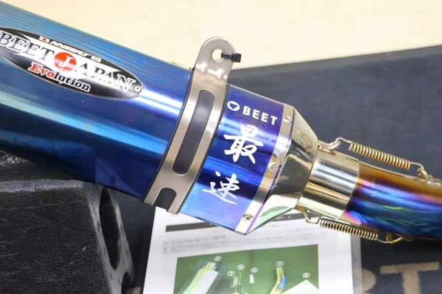 BEET NASSERT EVOLUTION Titanium Slip-On Muffler Kawasaki ZX-6R 636 BEET NASSERT EVOLUTION Titanium Slip-On Muffler Kawasaki ZX-6R 636
