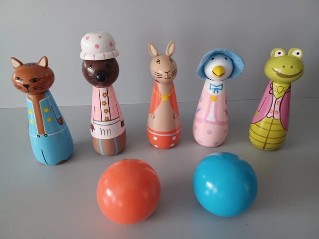 Beatrix potter wooden skittles cheap
