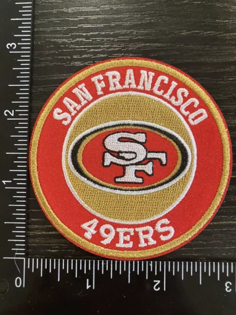 SAN FRANCISCO 49ERS Faithful 3.5 Iron On Embroidered Patch ~USA Seller~  $5.95 - PicClick