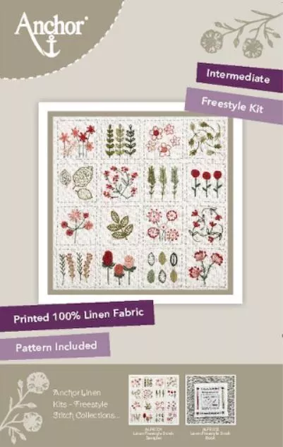 Anchor Embroidery Kit - Sampler