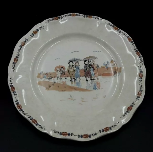 Assiette Faience Sarreguemines Dv Decor Enfants Richard