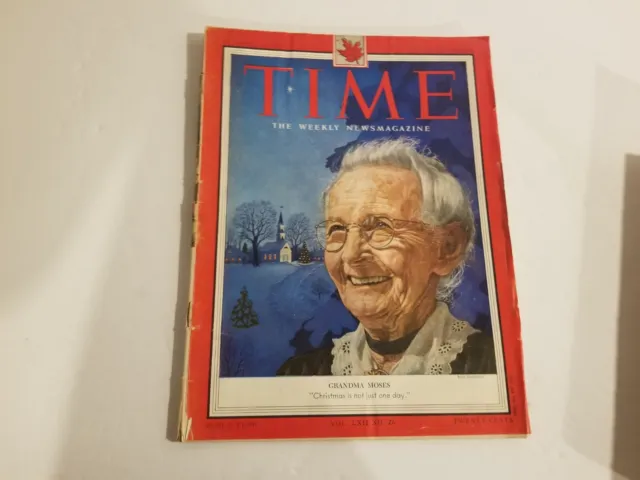 Time Magazine - Vol. LXII No 26 - December 28 1953 - Canada Edition