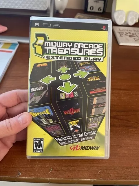 Midway Arcade Treasures: Extended Play (Sony PSP) CIB Complete Free Shipping