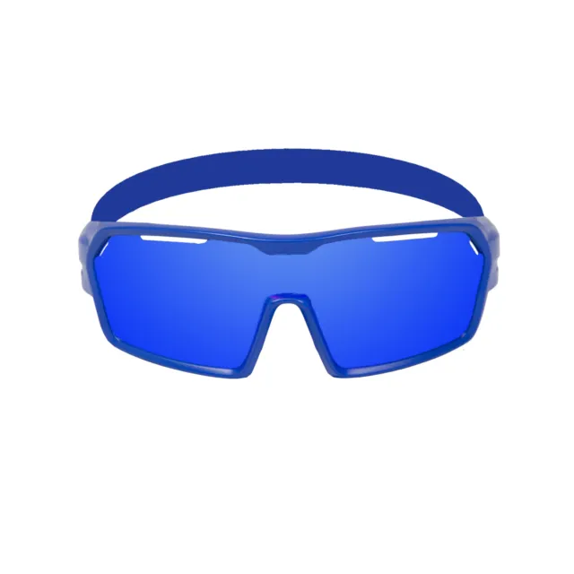 OCEAN CHAMELEON Floating Sunglasses Kiteboarding Surf Matte Blue & Blue Lens