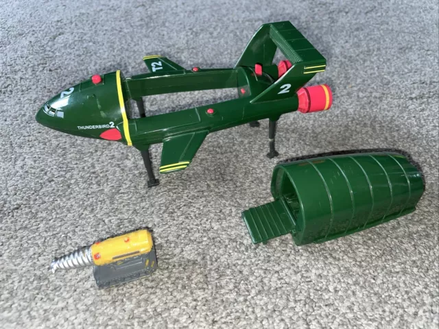 Carlton Soundtech Gerry Anderson Thunderbird 2 with Mole in Pod. Made In 2000