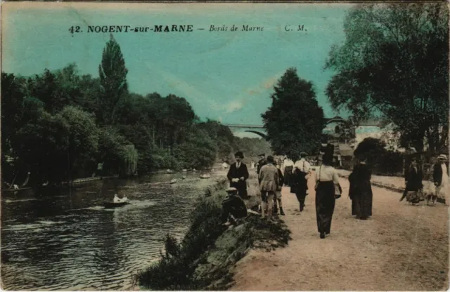 CPA NOGENT-sur-MARNE Marne Borders (65672)