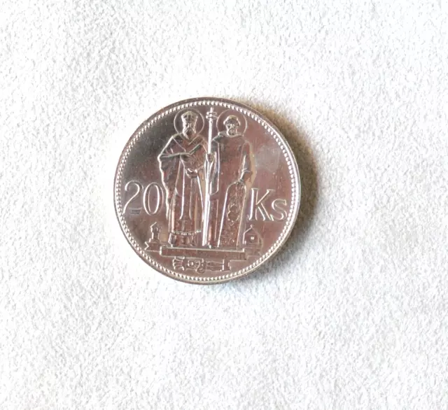 Slovakei,  20 Kronen  1941, Silber,