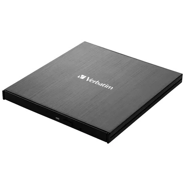 Verbatim 43888 External Slimline USB 3.0 Blu-Ray Writer - New
