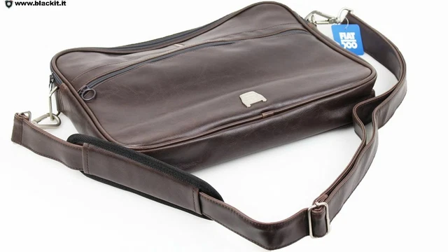 Borsa Messenger In Pelle Vintage Per Uomo: Valigetta Da 16 Pollici Per Lavoro E Università
