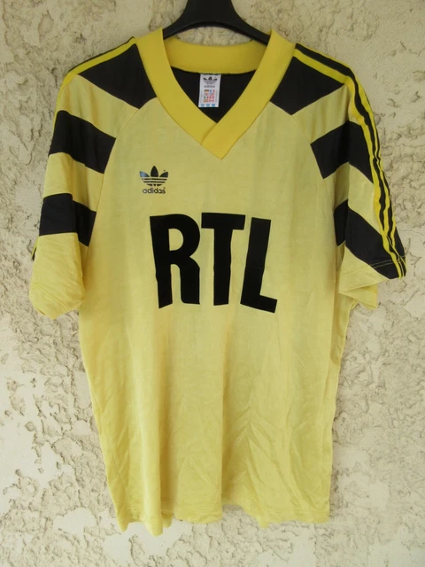 Maillot Vintage Coupe De France RTL N°4 – Années 1990, Taille XL, Adidas