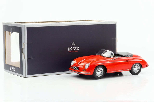 Porsche 356 A Speedster Red 1:24 Scale Car Model | UK