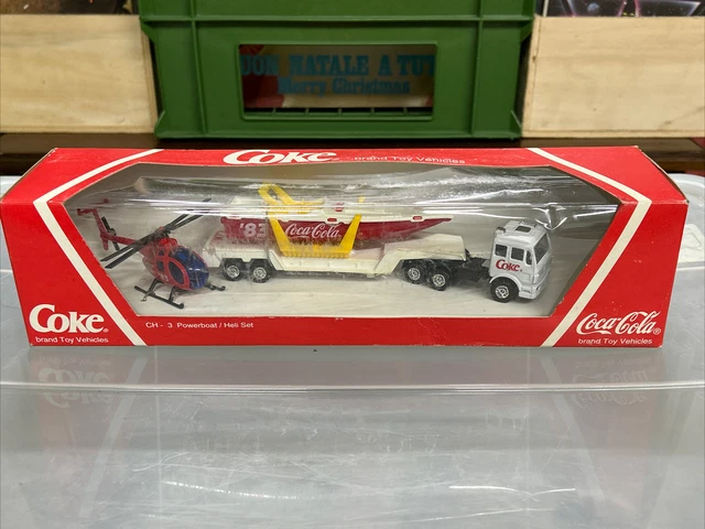 COCA COLA CH-3 Powerboat Heli Set pubblicitaria Coca Cola