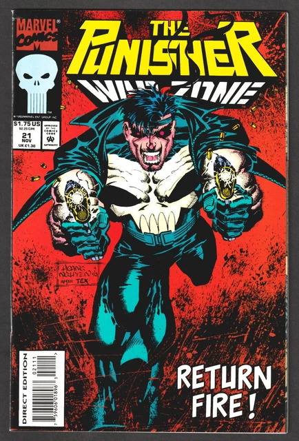 The Punisher War Zone #21 Marvel Comic Book VF/NM 1993 Frank Castle