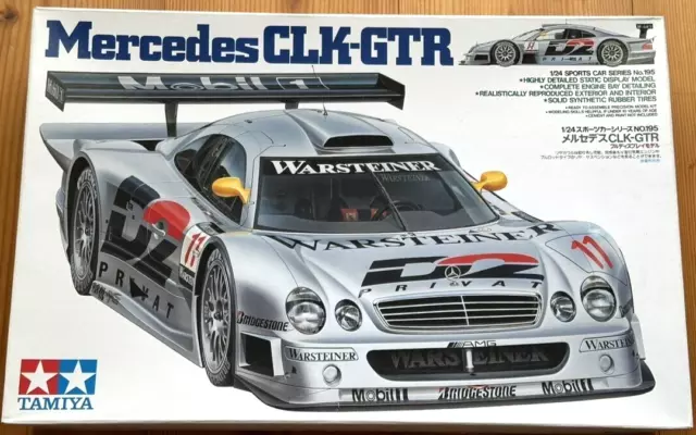 TAMIYA 1/24 Mercedes-Benz CLK GTR Plastic Model Kit New open Box