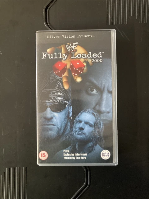 *RARE* WWF FULLY Loaded 2000 VHS WWE Triple H The Rock The Undertaker £ ...