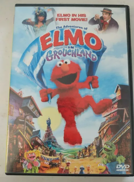 THE ADVENTURES OF Elmo in Grouchland- DVD- Mandy Patinkin, Vanessa ...