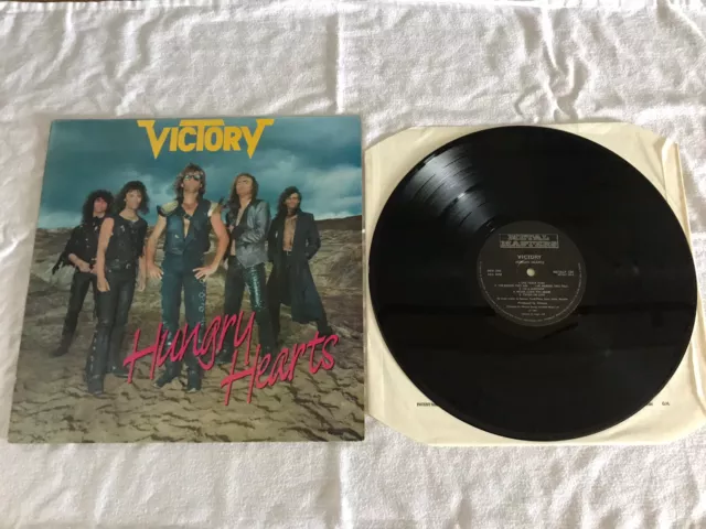 Victory - Hungry Hearts - 12" Black Vinyl Metal Masters 1987 U.K 1 ST Press