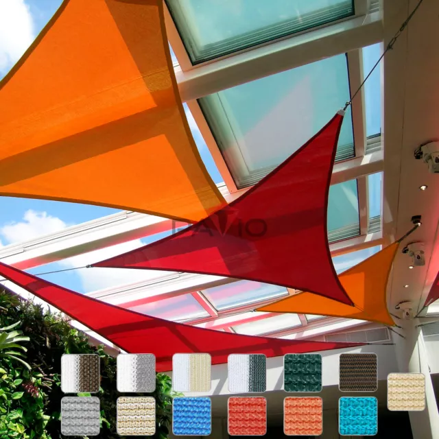 Equilateral Triangle Outdoor Sun Shade Sail UV Blocker for Pools Garden Patio