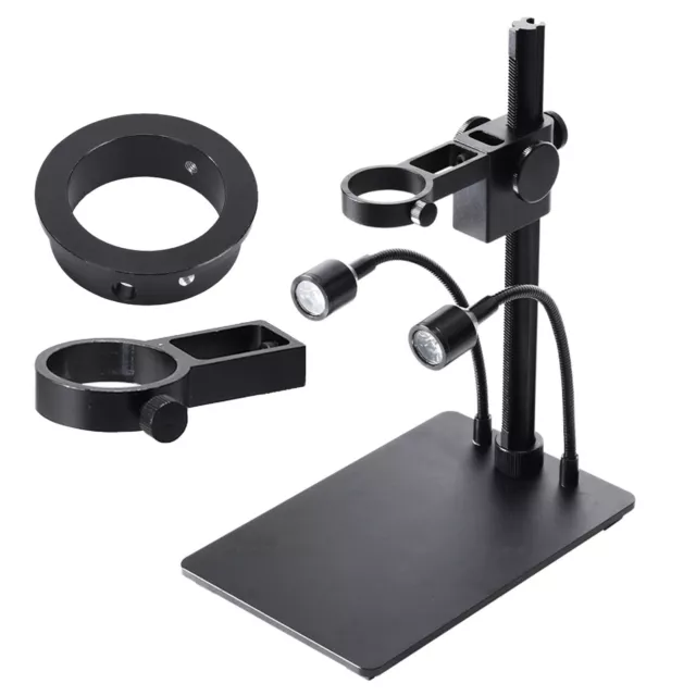 Professional Aluminum Microscope Stand with Adjustable Rings 35mm 40mm 50mm