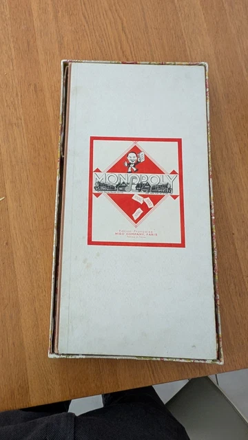 Monopoly Francs Vintage - Motif écossais - Boîte Ancienne Occasion