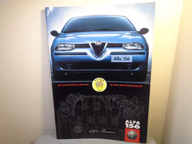 Vintage Alfa Romeo 156 Sales Brochure / Catalog Mint Condition