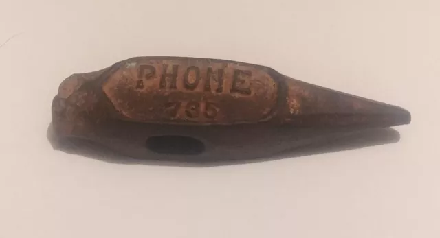 Vintage Coal Mining Hammer Pick Matt Mier Coal Co.