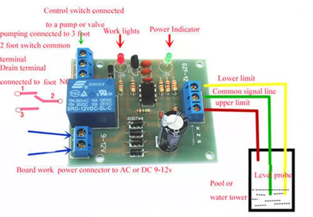 Liquid Level Controller Sensor Module Water Level Detection Sensor 2