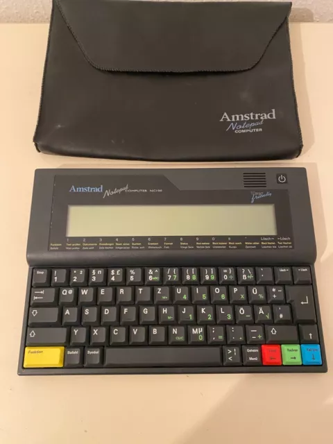 Amstrad NC100 PC Retro Computer inkl. Tasche