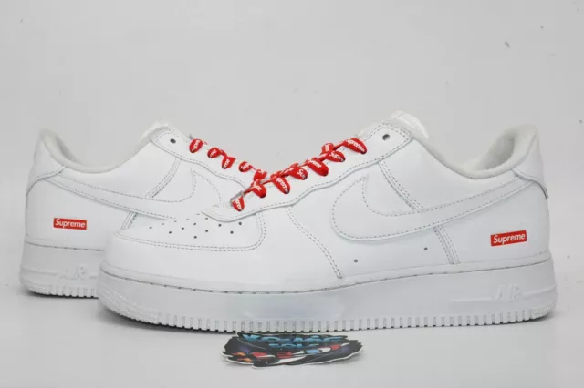 Nike Air Force 1 Low Supreme White Style # CU9225-100 Size 11