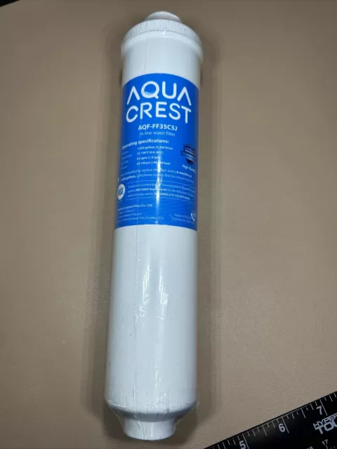 AQUA CREST AQF-FF35C5J Refrigerator Water Filter New Sealed E25 $18.99 ...