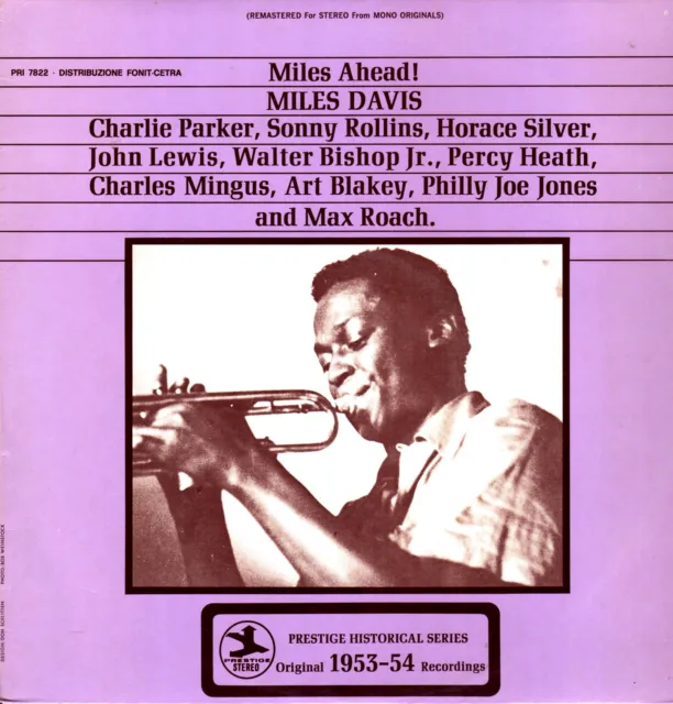 MILES DAVIS - Miles Ahead!  "Prestige 1977" (Vinile=M)  LP  12"