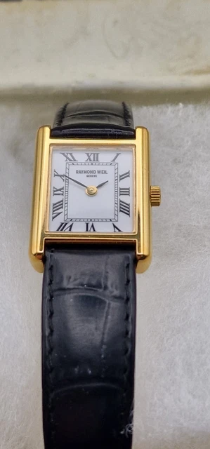 Raymond weil tank style watch deals
