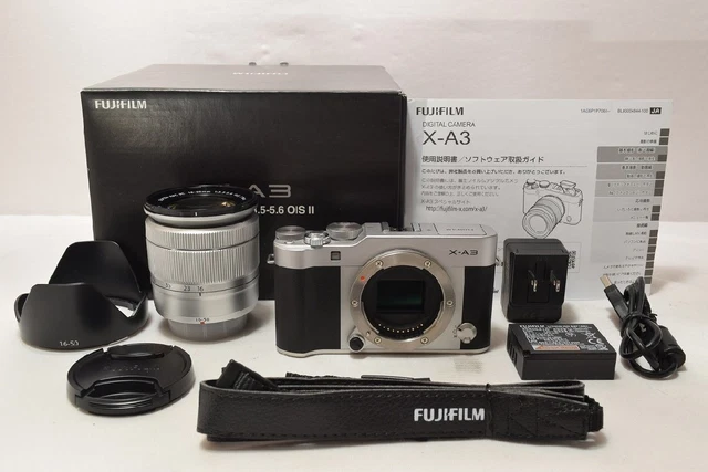 Top Quality Fujifilm Mirrorless Single Lens X-A3 Kit Silver X-A3Lk-Xc-S