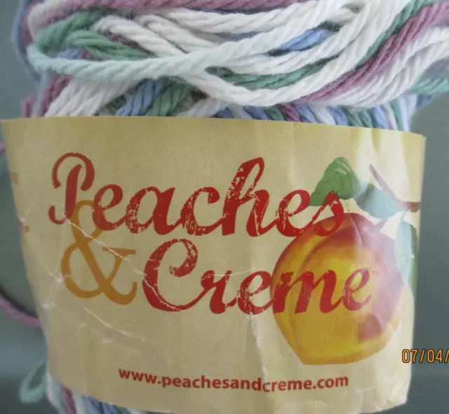 Peaches & Creme Cone #4 Medium Cotton Yarn, Red 14oz/400g, 674 Yards (3 Pack)