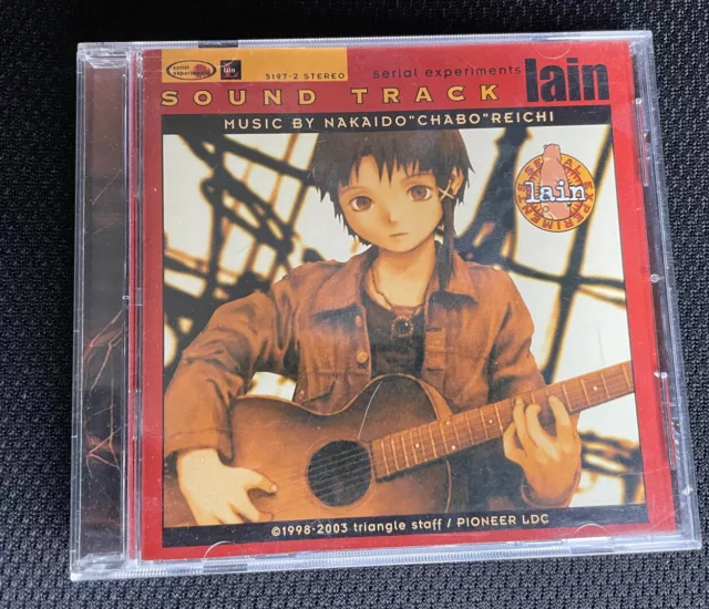 Serial Experiments Lain Sound Track Soundtrack CD Anime Nakaido Chabo Reichi