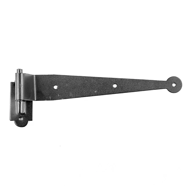 Black Wrought Iron Pintle Hinge Strap Shutter Hinge Offset Pack of 40 3