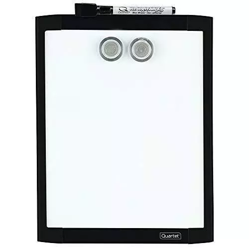 Quartet Magnetic Whiteboard, 8-1/2" x 11" White Board for Wall, Dry Erase Board