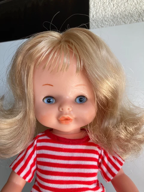 poupée mannequin vintage Famosa "Irvine" 36cm yeux marguerite soeur de Nancy 3
