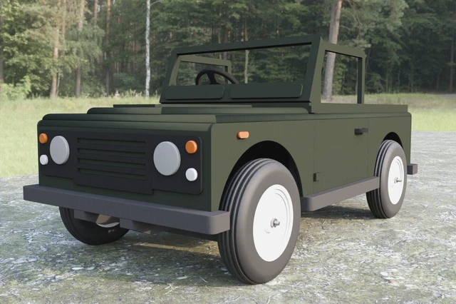 PIANI DI LAVORAZIONE del legno per Landrover D90 Go Kart fai da te